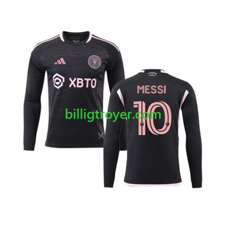 Billige Fotballdrakter Inter Miami Lionel Messi 10 Bortedraktsett 2023/24 Langermet